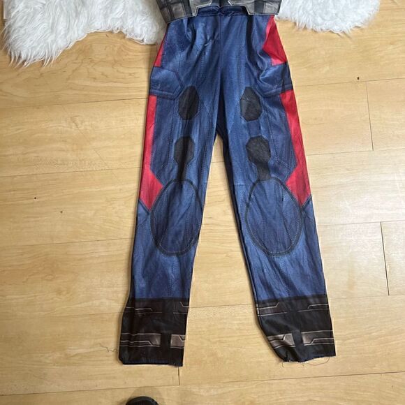 Captain America kids halloween Costume Muscle Chest Padded Jumpsuit size Small - Picture 10 of 15